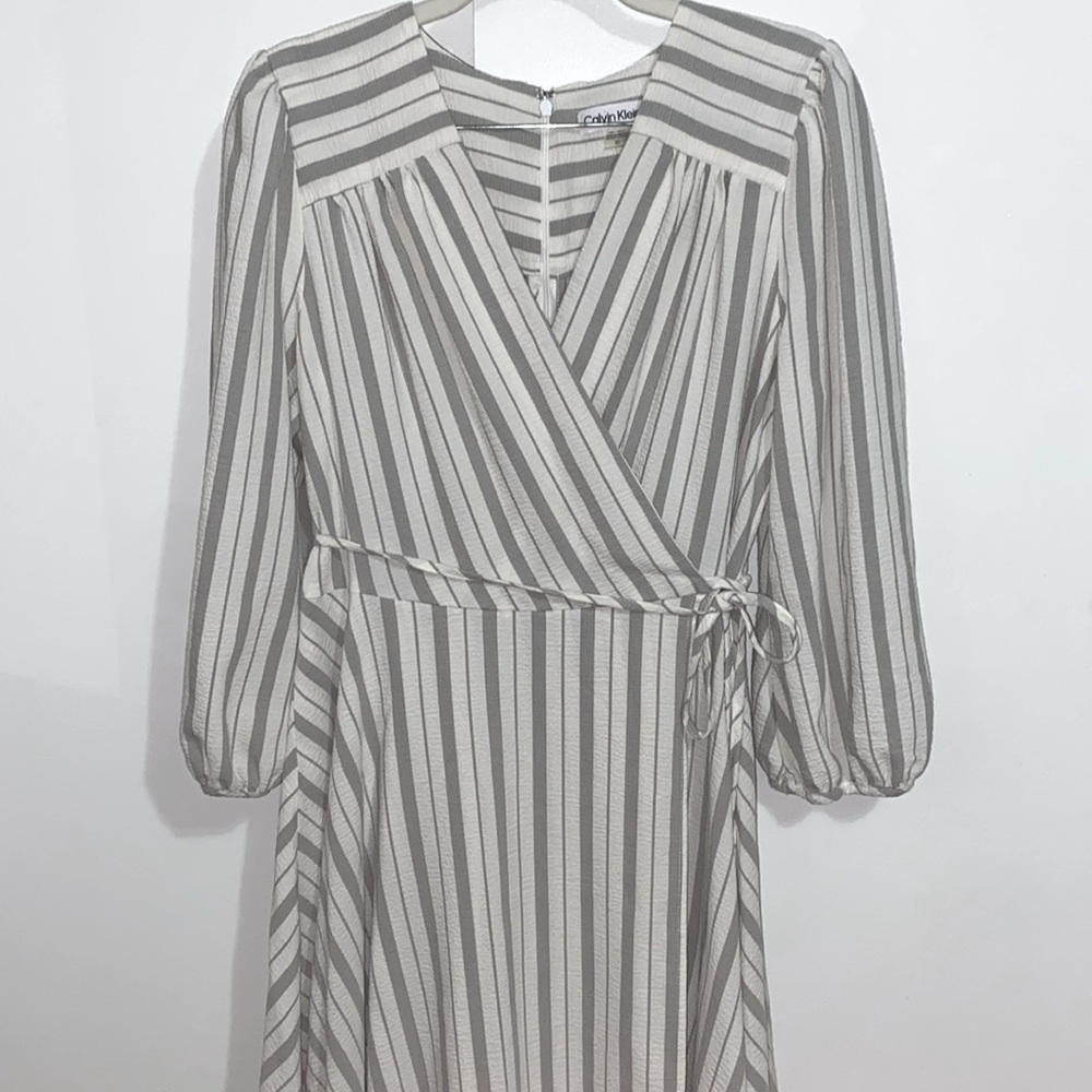 Calvin Klein striped dress